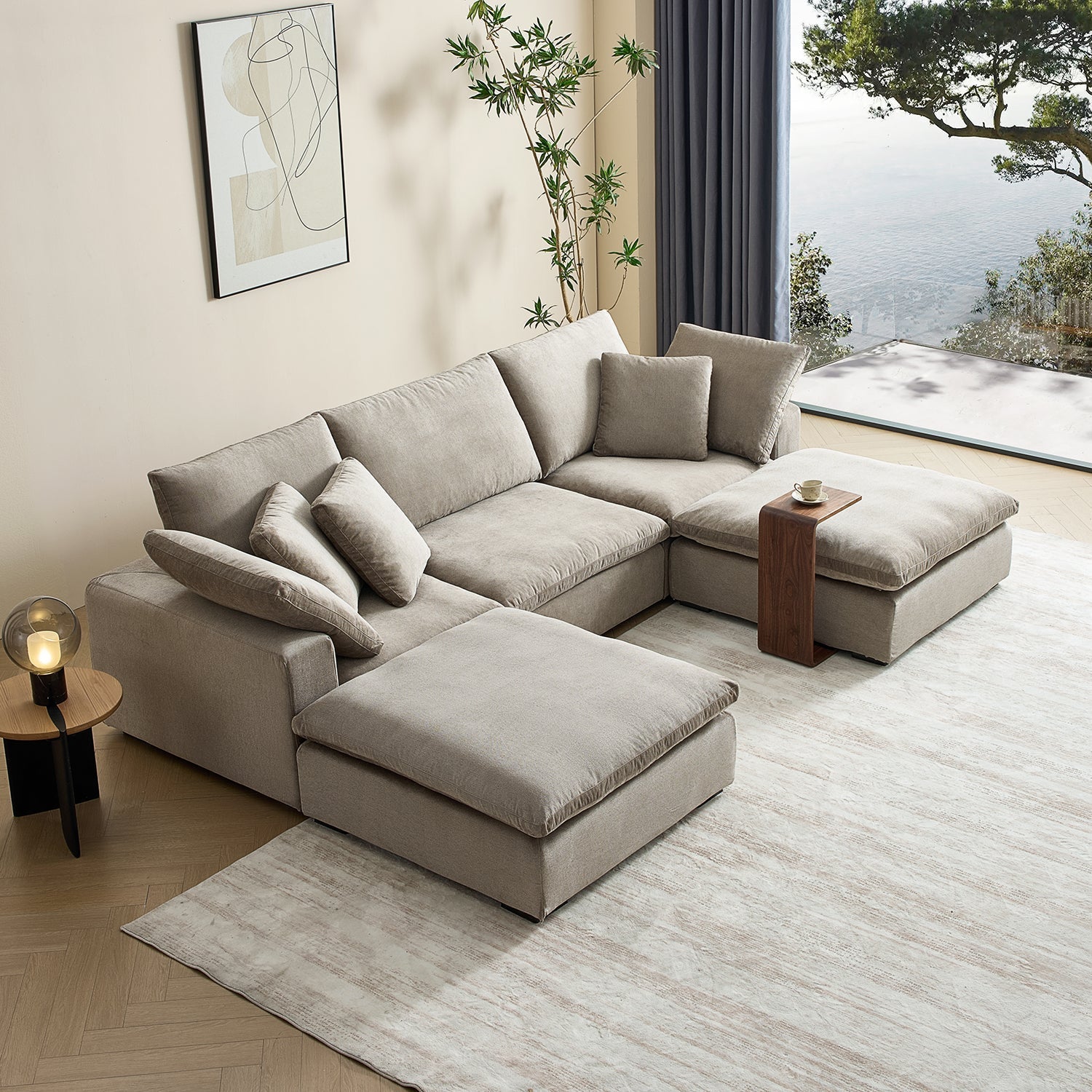 sectional - Tivoli Cloud U Sectional - MC - Mario Capasa