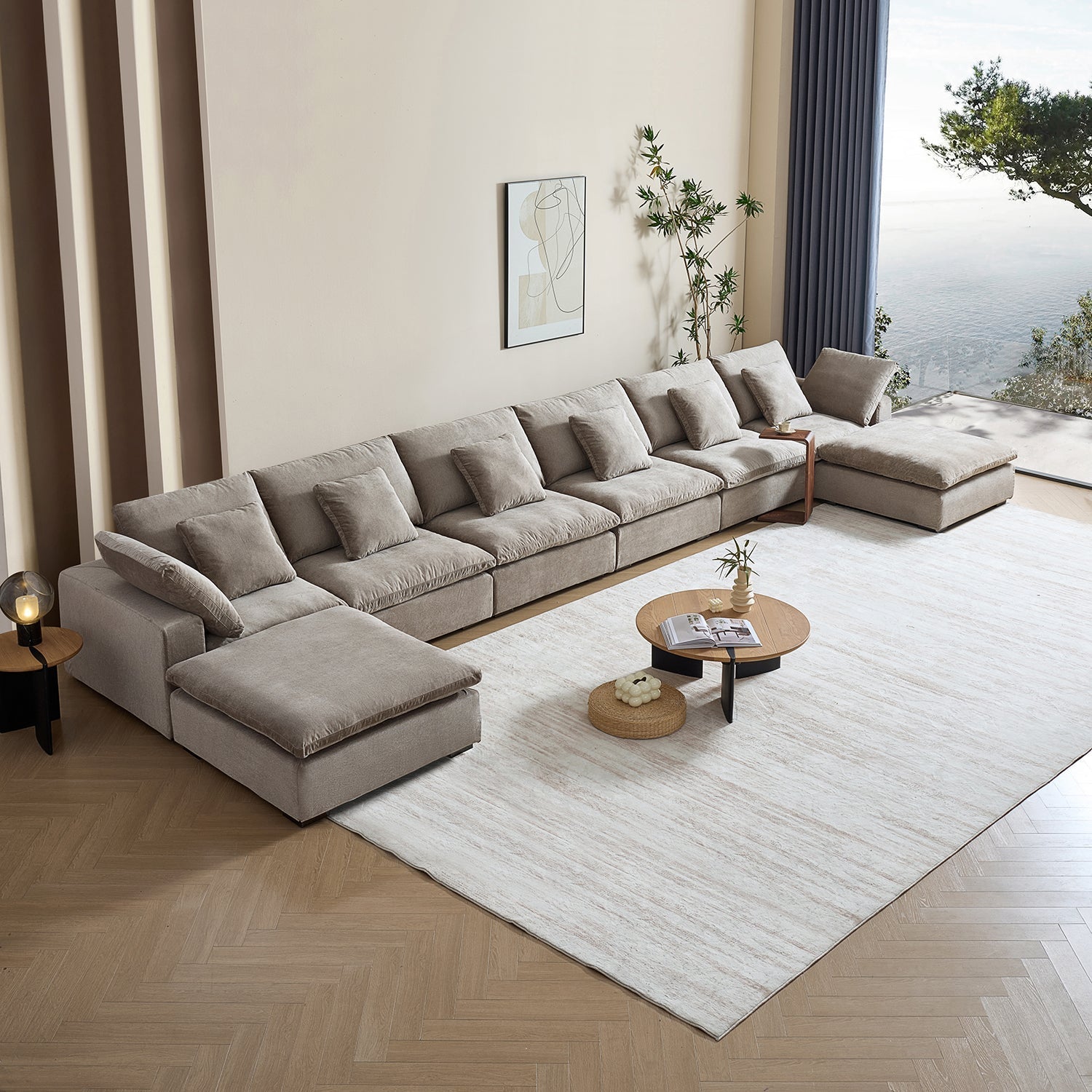 sectional - Tivoli Cloud U Sectional - MC - Mario Capasa