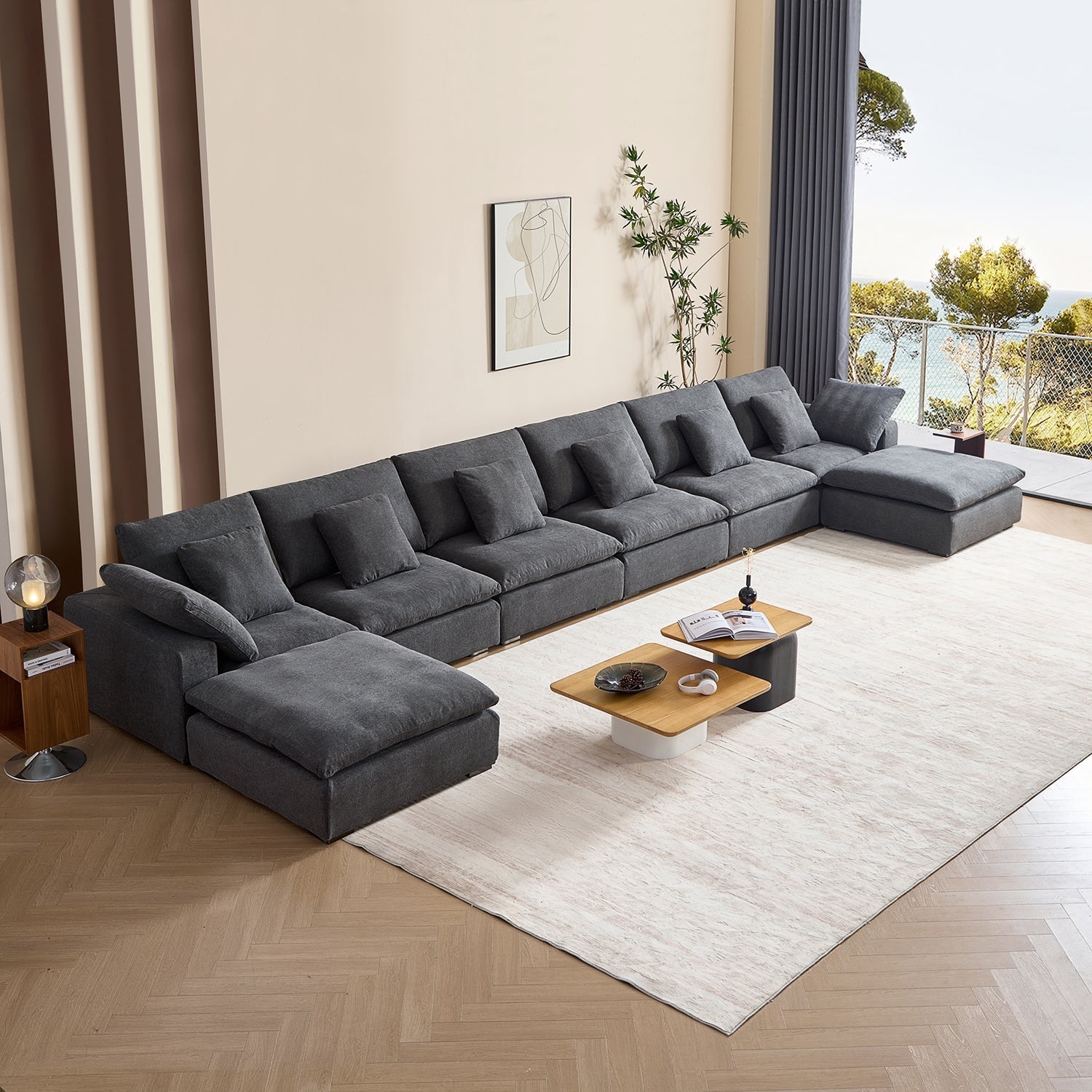 sectional - Tivoli Cloud U Sectional - MC - Mario Capasa