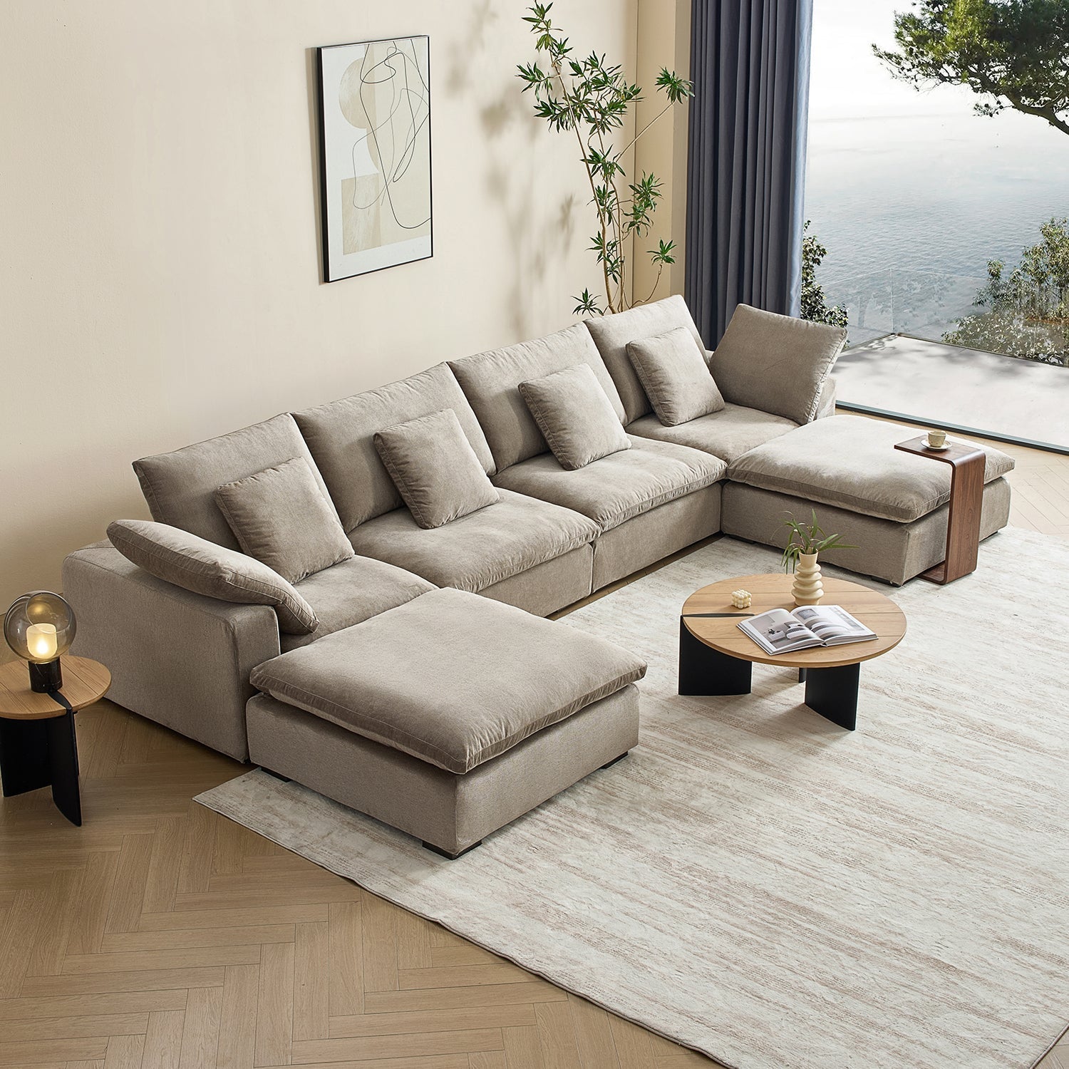 sectional - Tivoli Cloud U Sectional - MC - Mario Capasa