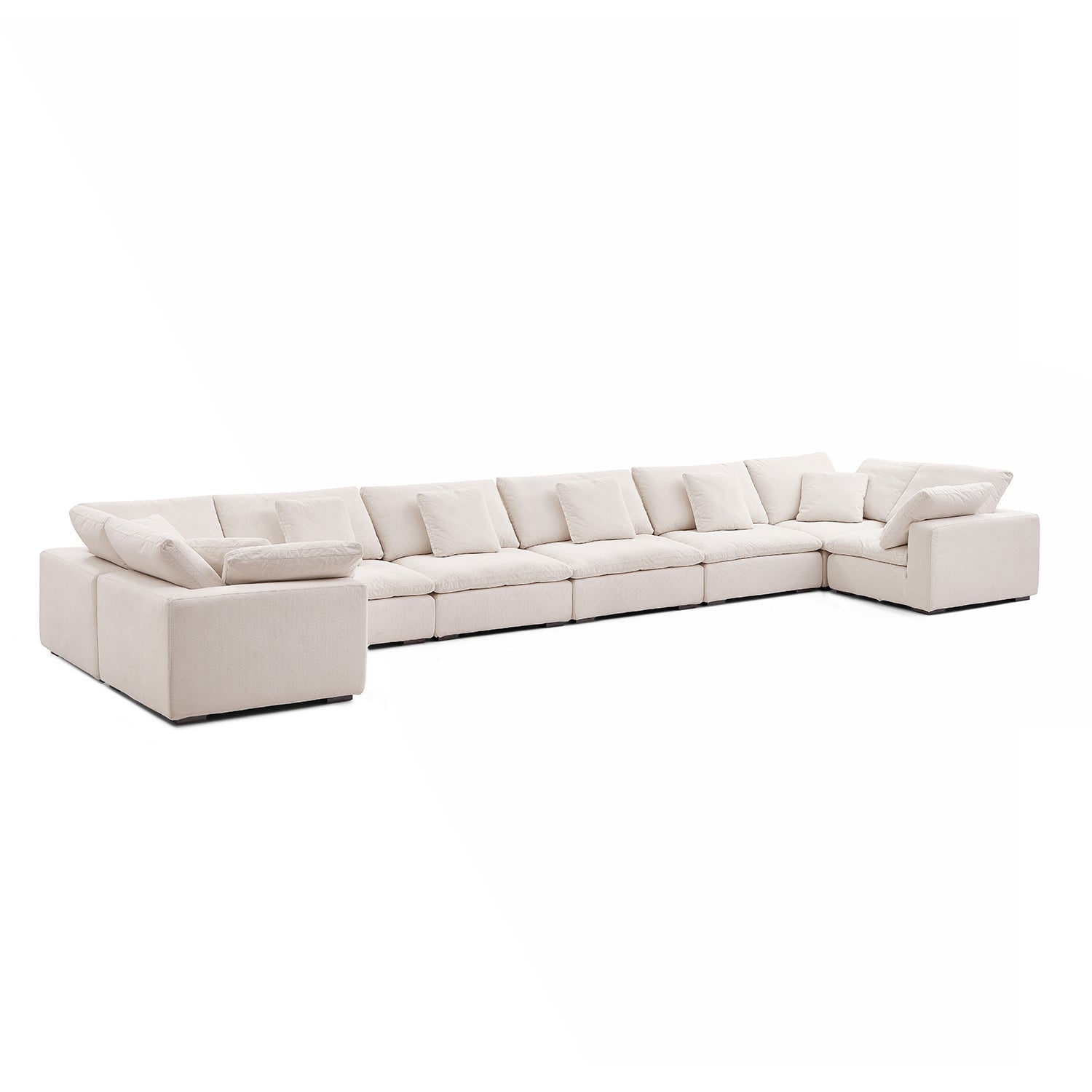 sectional - Tivoli Cloud U Closed Sectional - MC - Mario Capasa