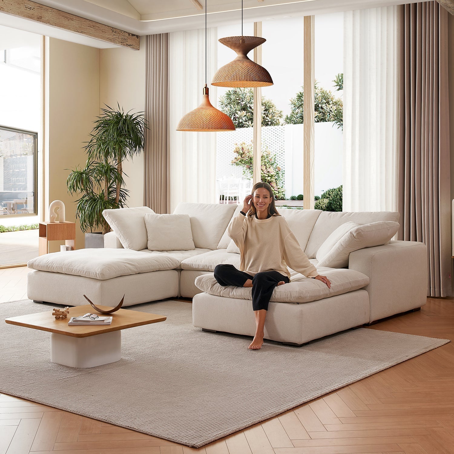 sectional - Tivoli Cloud U Sectional - MC - Mario Capasa