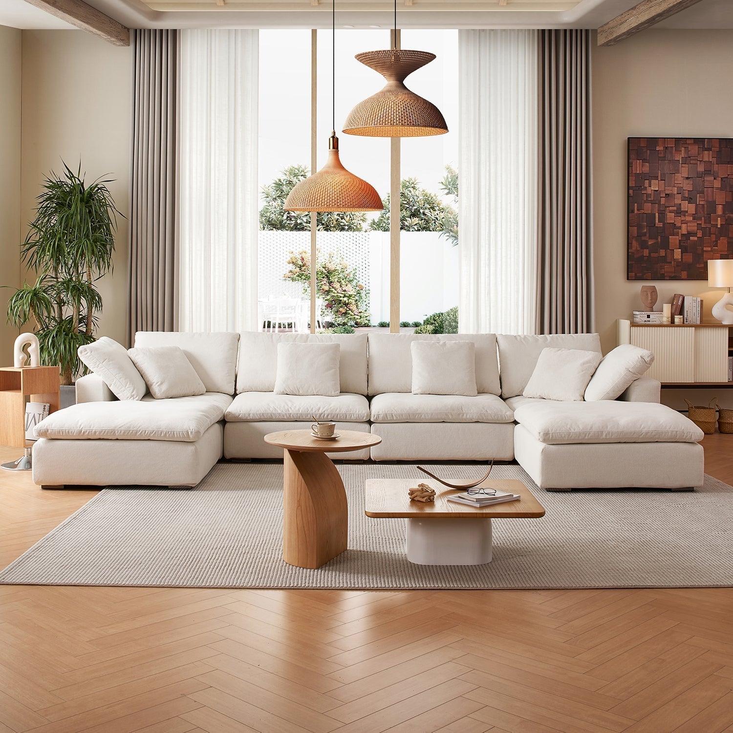 sectional - Tivoli Cloud U Sectional - MC - Mario Capasa