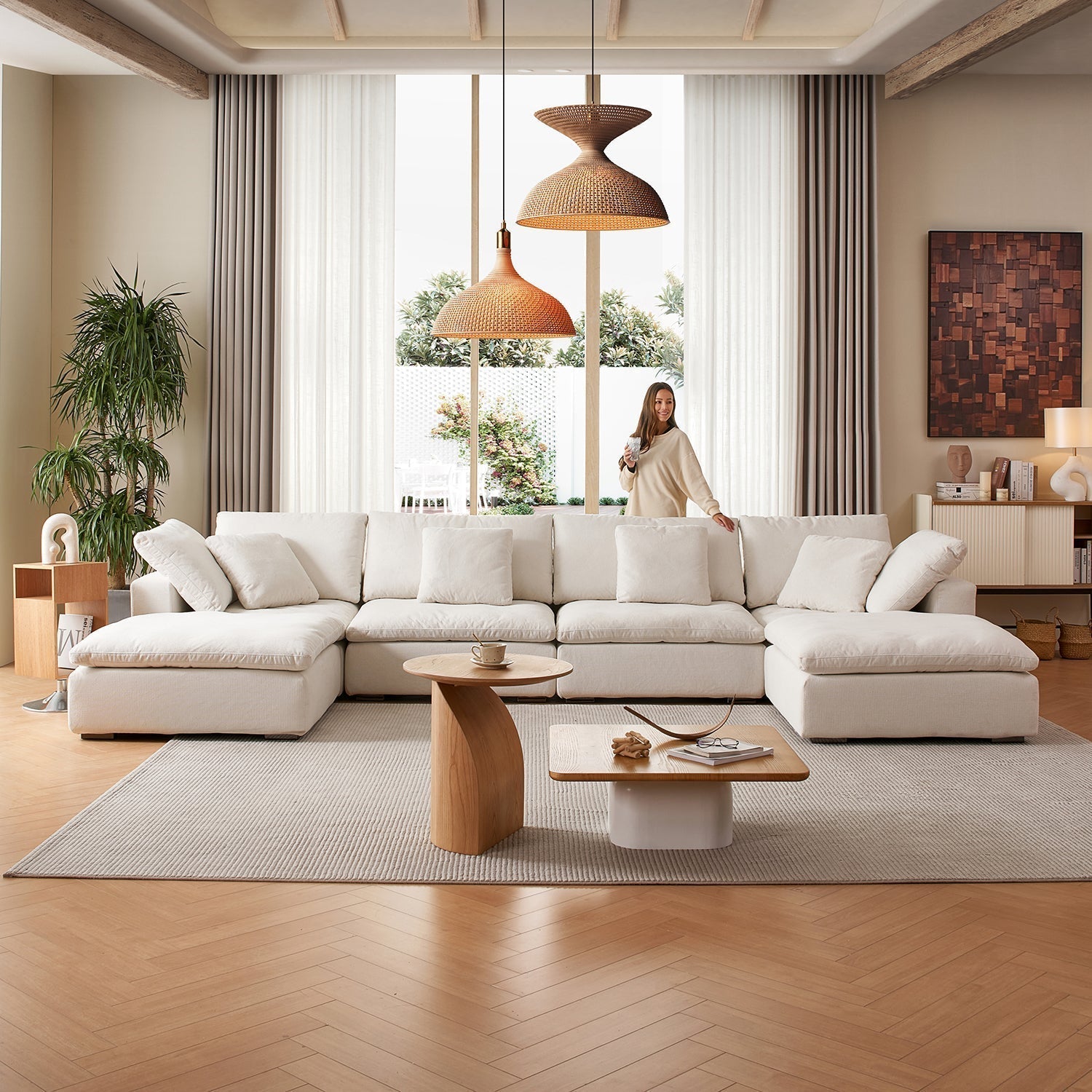 sectional - Tivoli Cloud U Sectional - MC - Mario Capasa