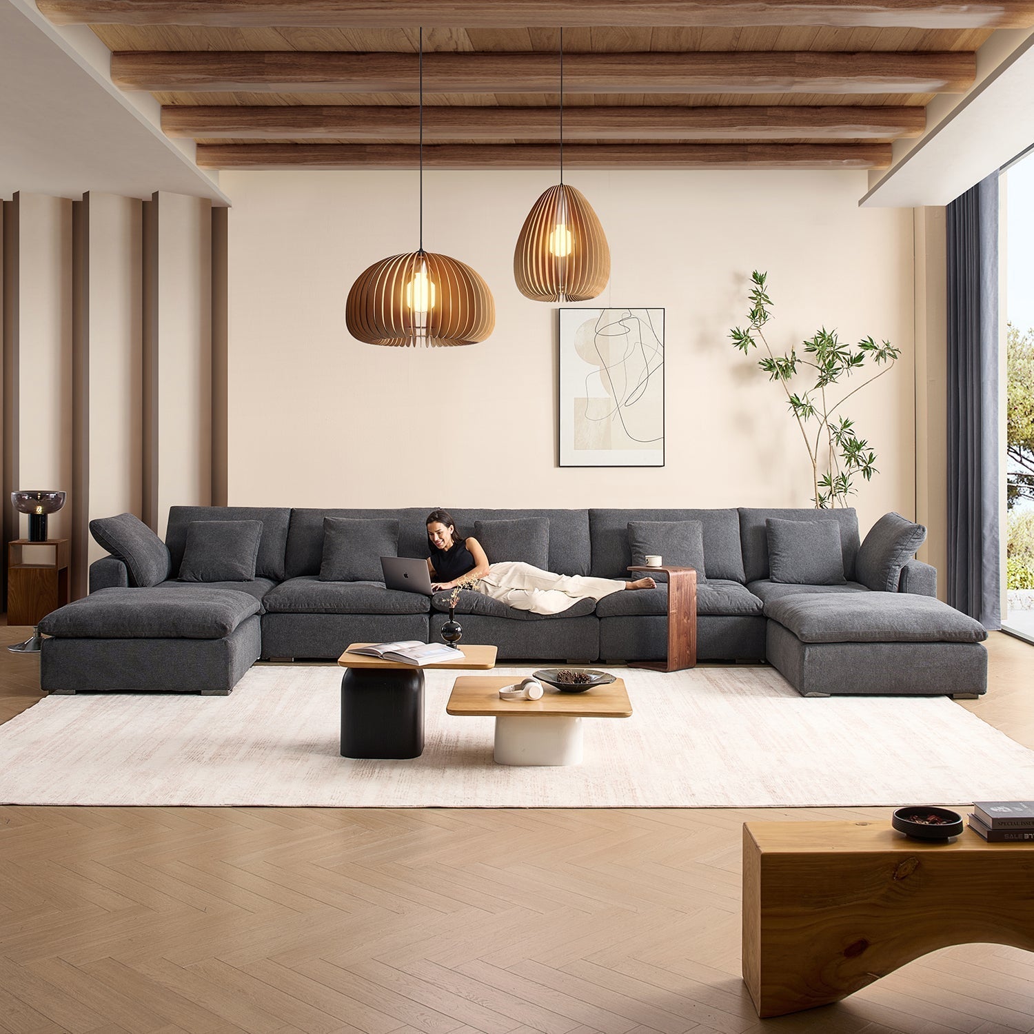 sectional - Tivoli Cloud U Sectional - MC - Mario Capasa