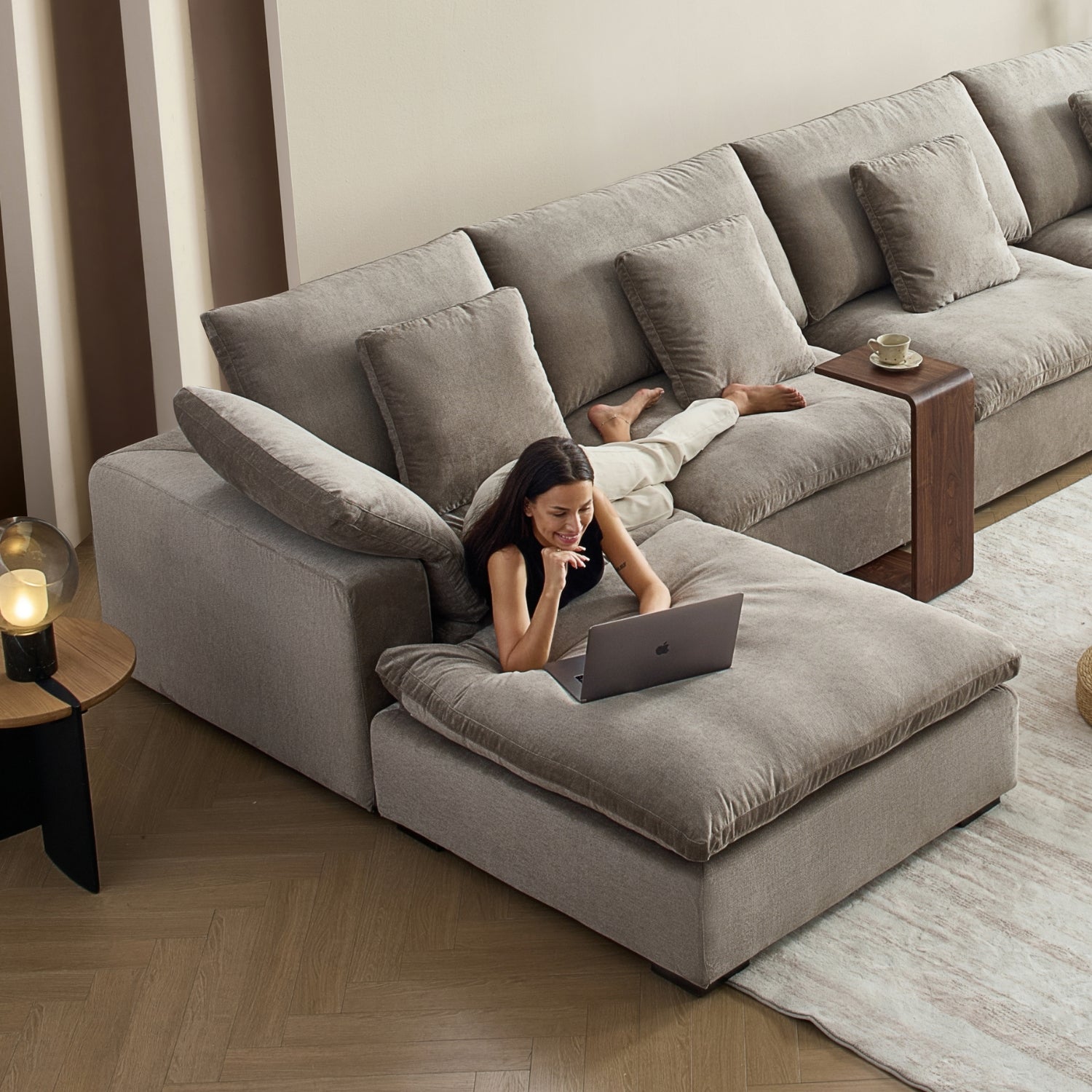 sectional - Tivoli Cloud U Sectional - MC - Mario Capasa