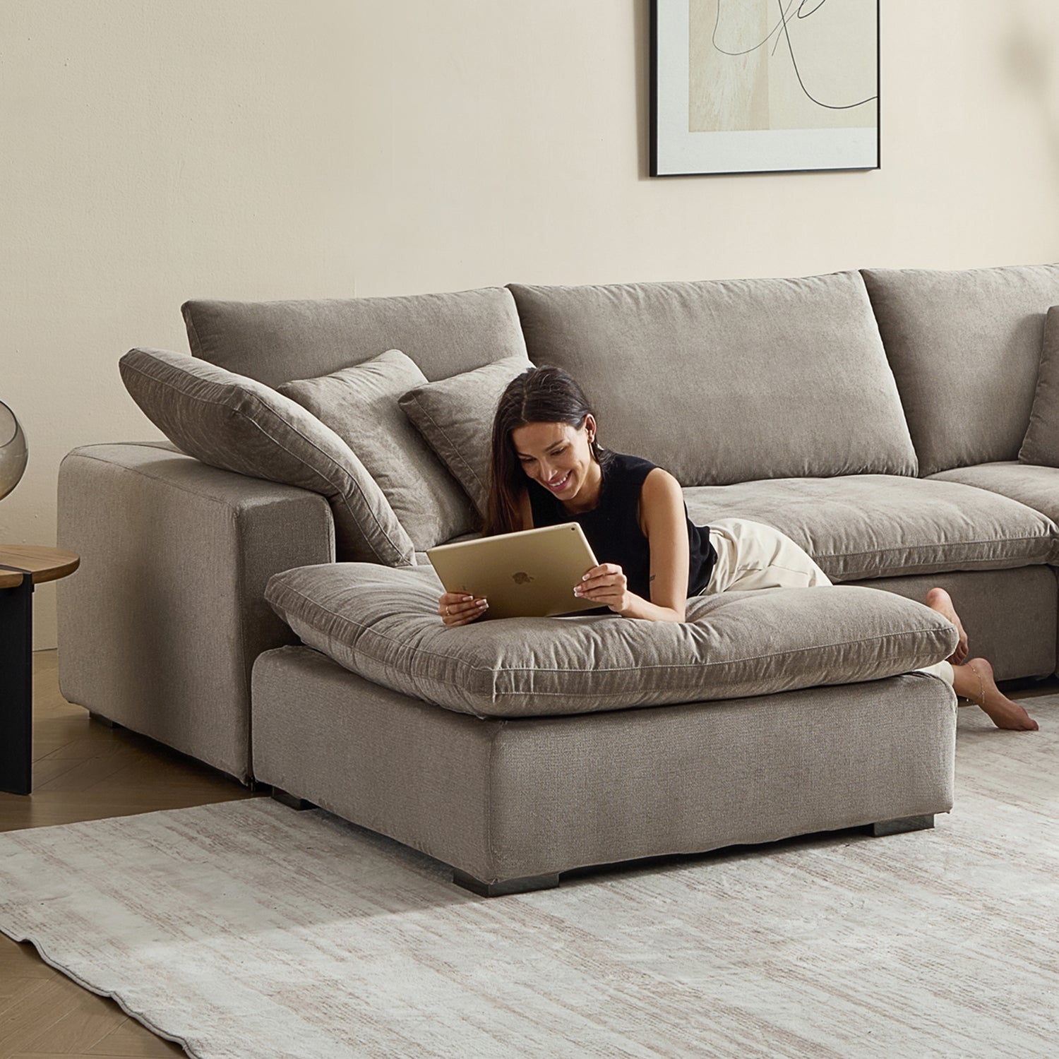 sectional - Tivoli Cloud U Sectional - MC - Mario Capasa