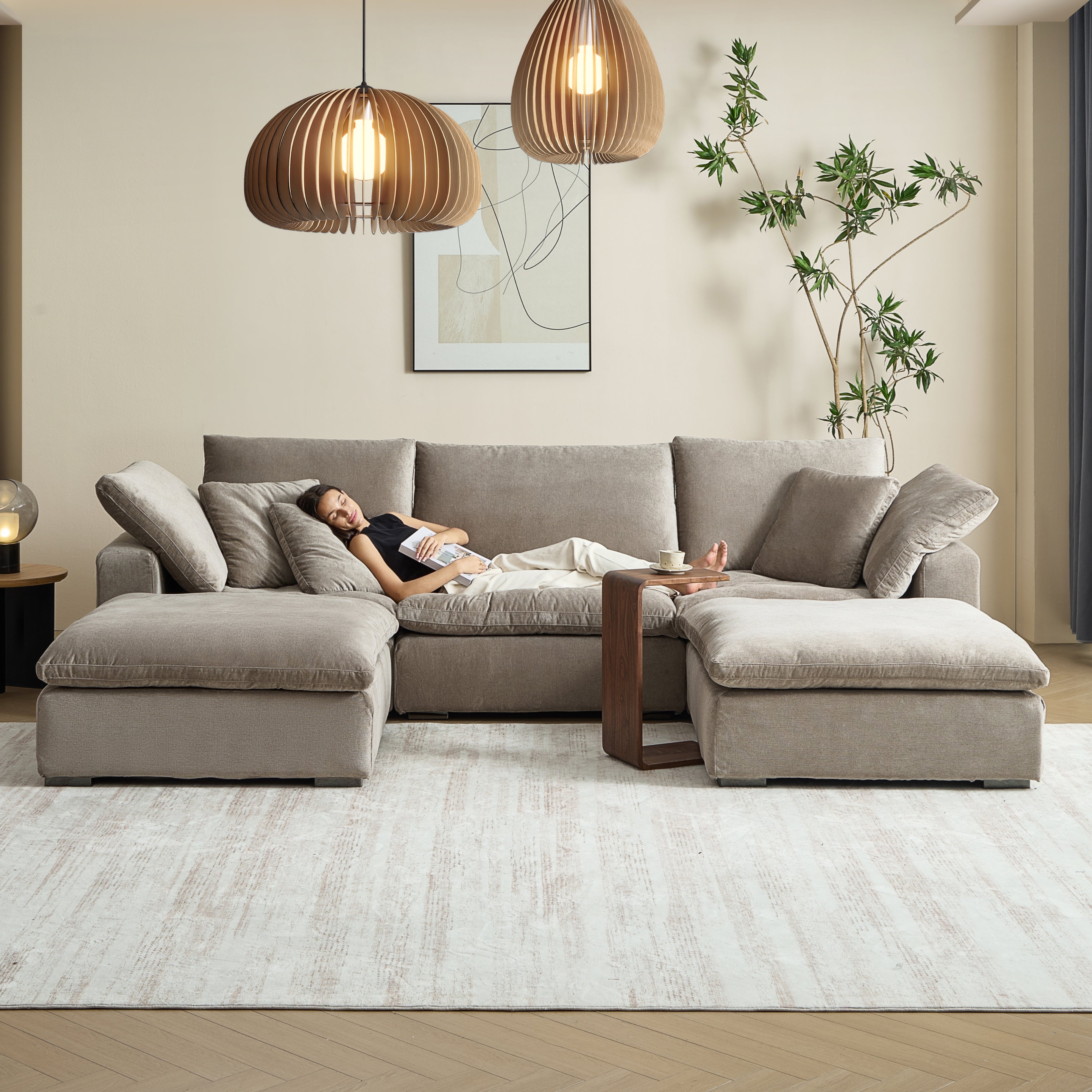 sectional - Tivoli Cloud U Sectional - MC - Mario Capasa