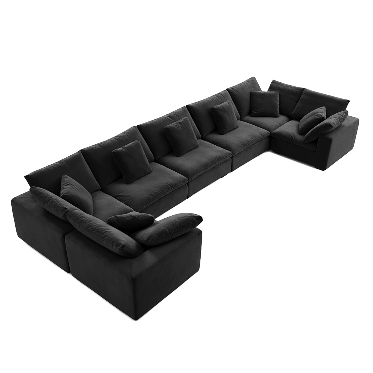 sectional - Tivoli Cloud U Closed Sectional - MC - Mario Capasa