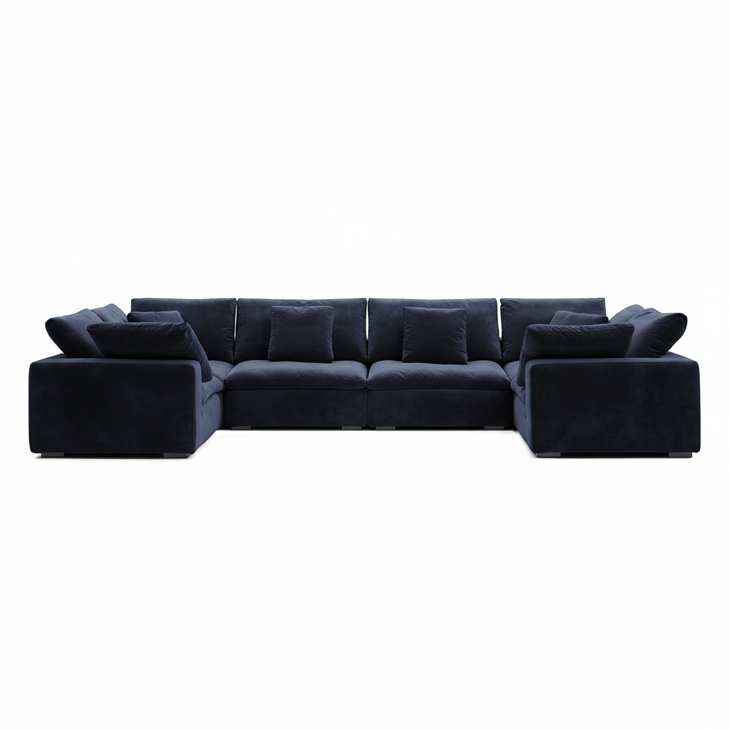 sectional - Tivoli Cloud U Closed Sectional - MC - Mario Capasa