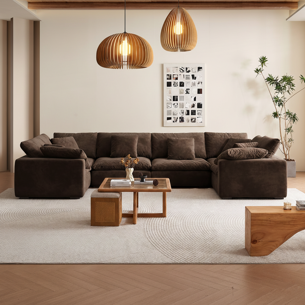 sectional - Tivoli Cloud U Closed Sectional - MC - Mario Capasa