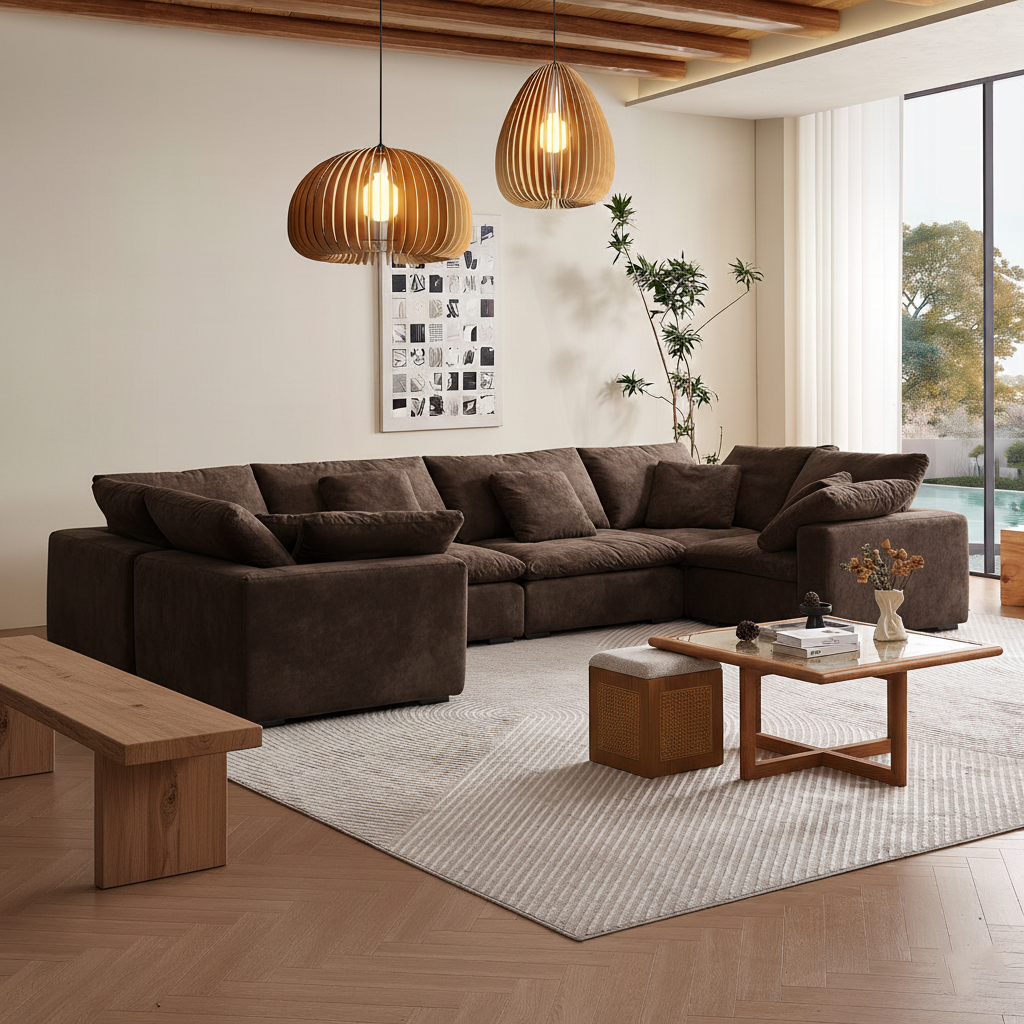 sectional - Tivoli Cloud U Closed Sectional - MC - Mario Capasa