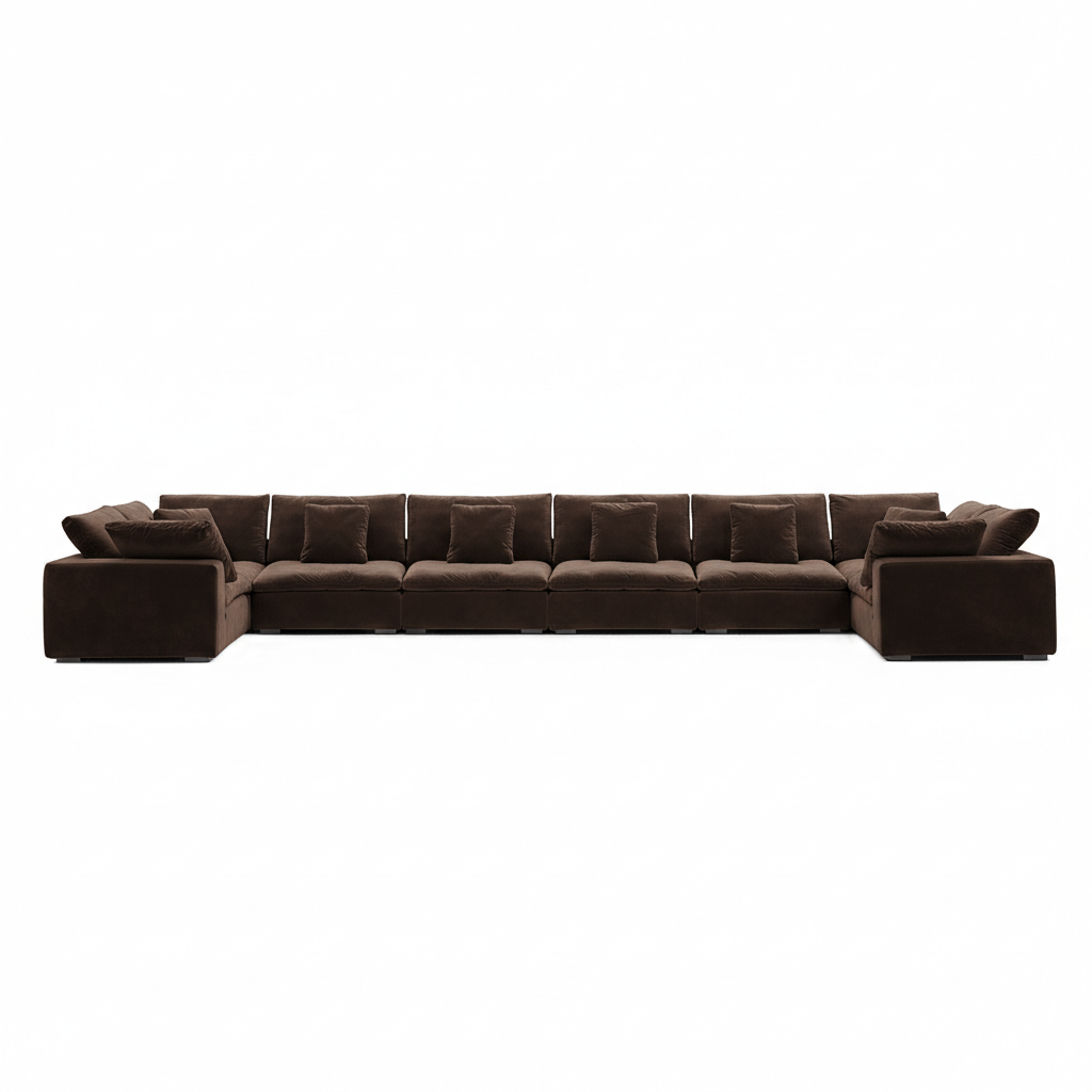 sectional - Tivoli Cloud U Closed Sectional - MC - Mario Capasa