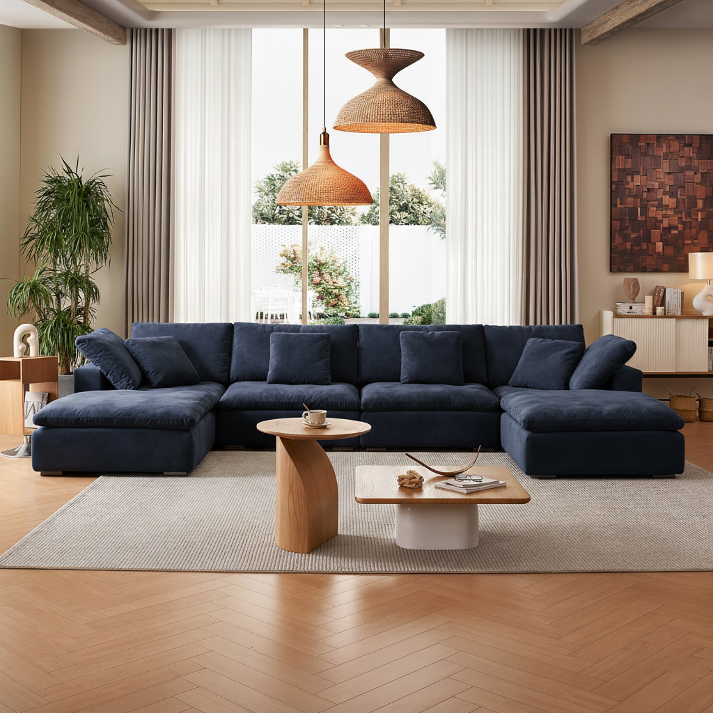 sectional - Tivoli Cloud U Sectional - MC - Mario Capasa
