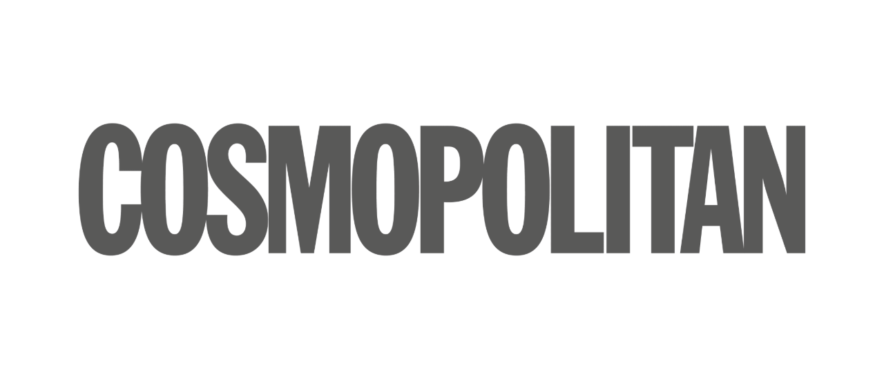 Cosmopolitan logo in black on a white background